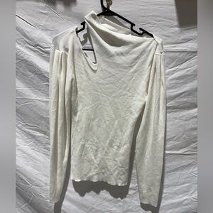 BCBGeneration Cream Knit Top